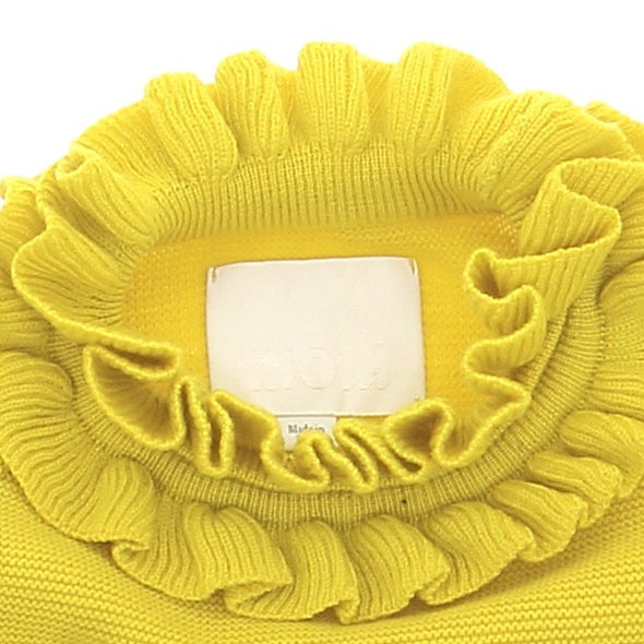 Pull en laine jaune