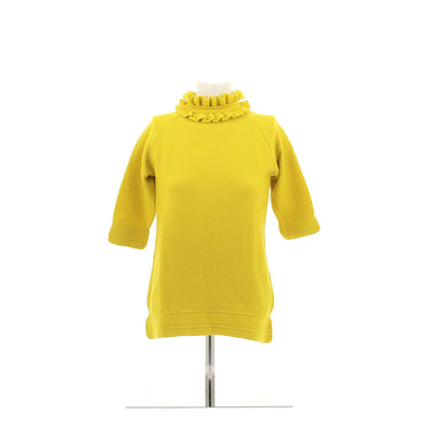 Pull en laine jaune