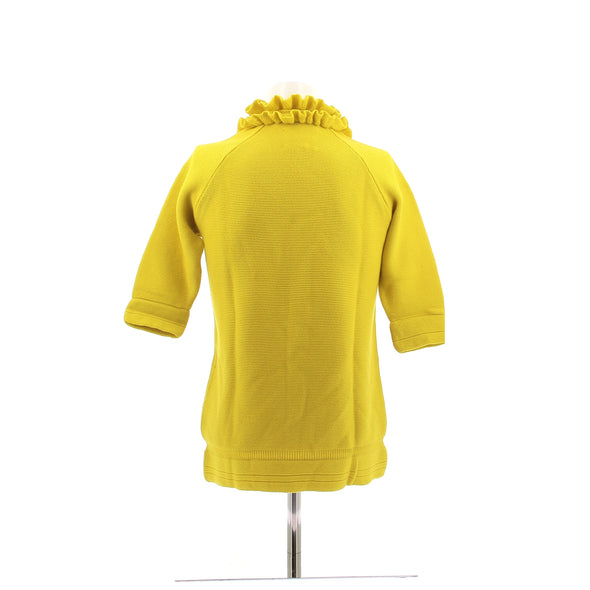 Pull en laine jaune