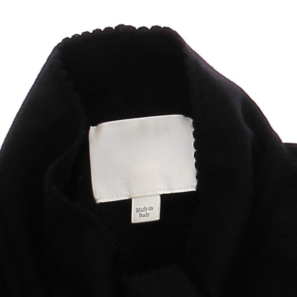 Pull noir en laine