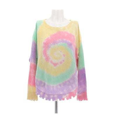 Pull en cachemire multicolore