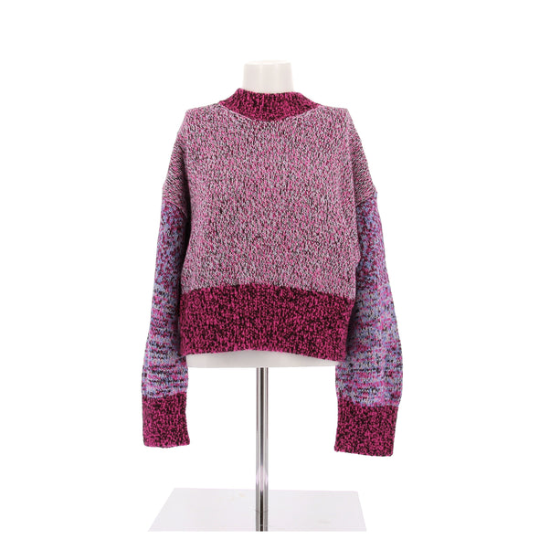 Pull en laine rose