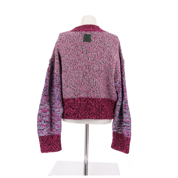 Pull en laine rose
