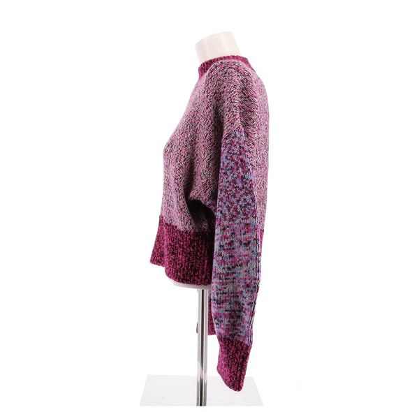 Pull en laine rose