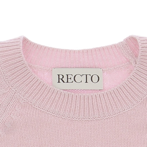Pull en laine rose