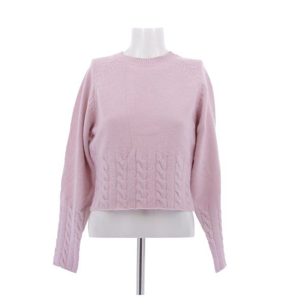 Pull en laine rose