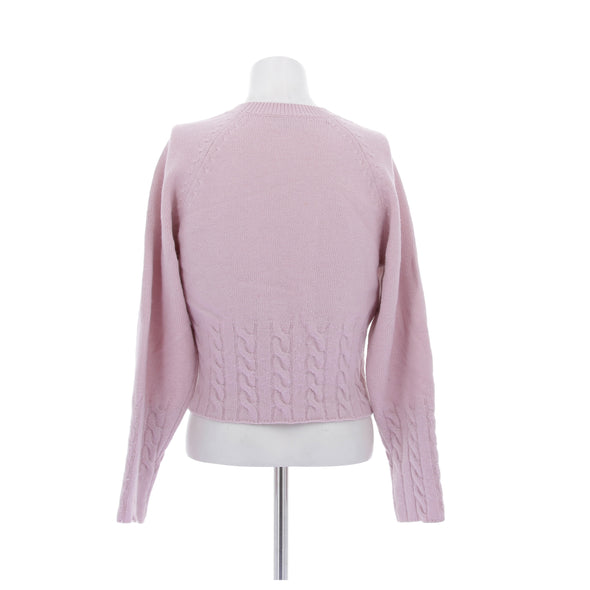 Pull en laine rose
