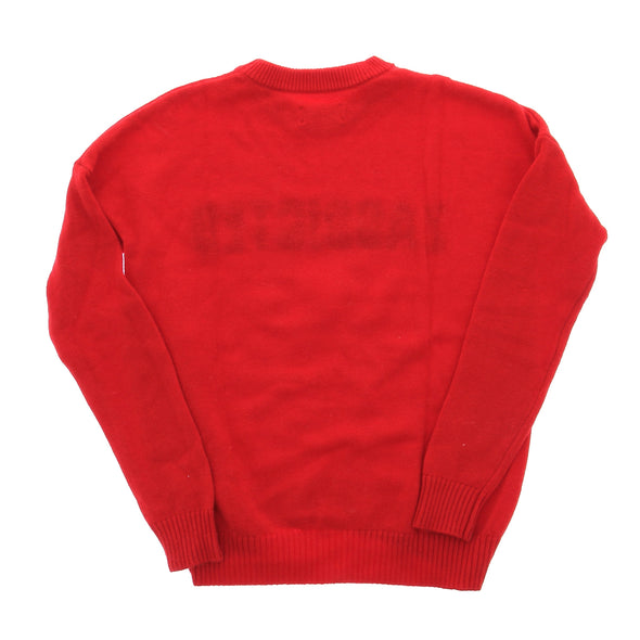 Pull en laine rouge