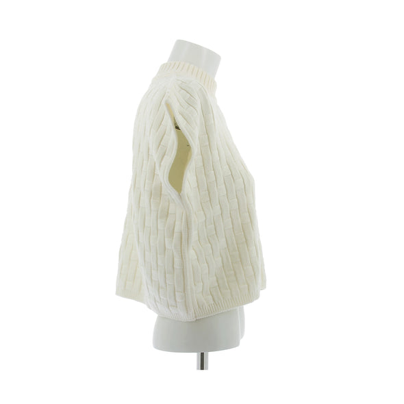 Pull sans manches en laine