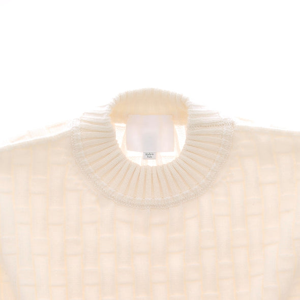 Pull sans manches en laine