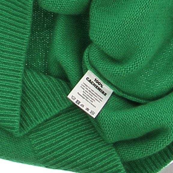 Pull en cachemire vert