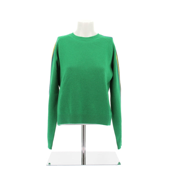 Pull en cachemire vert