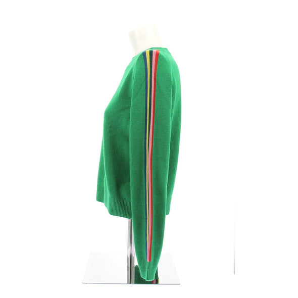 Pull en cachemire vert
