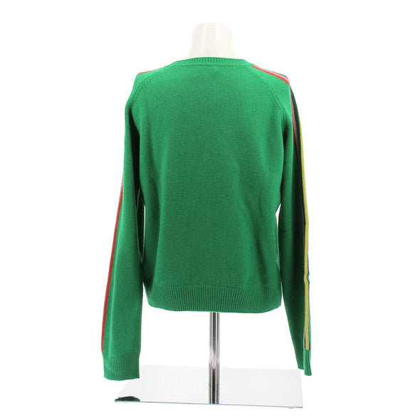 Pull en cachemire vert