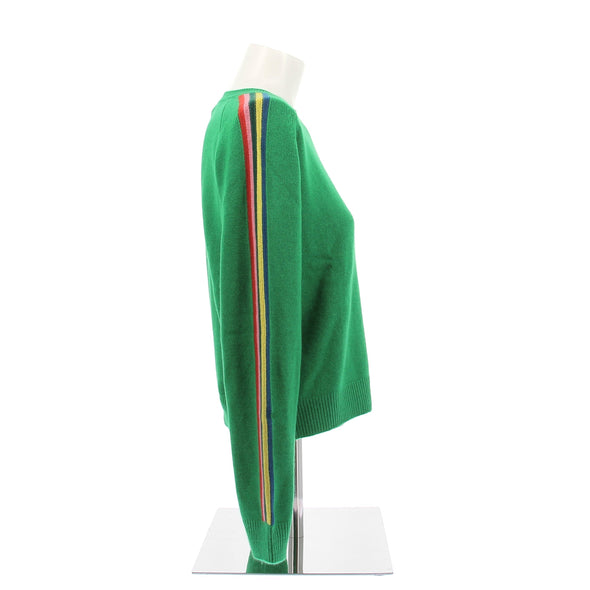Pull en cachemire vert