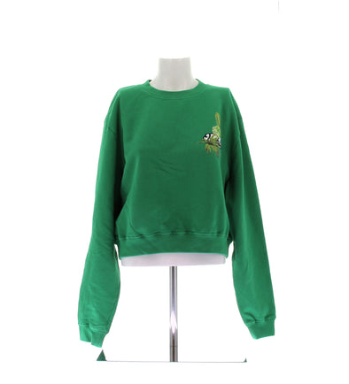 Sweatshirt vert