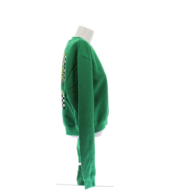 Sweatshirt vert