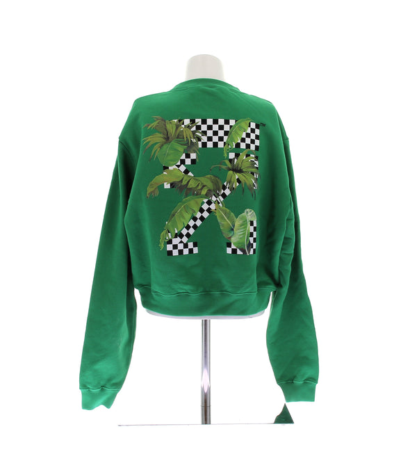 Sweatshirt vert