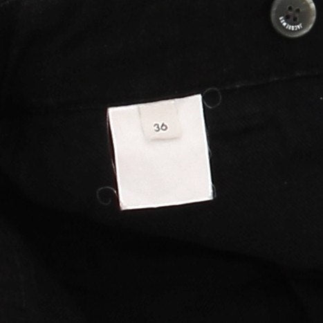 Pantacourt "L'Année 97" noir en lin