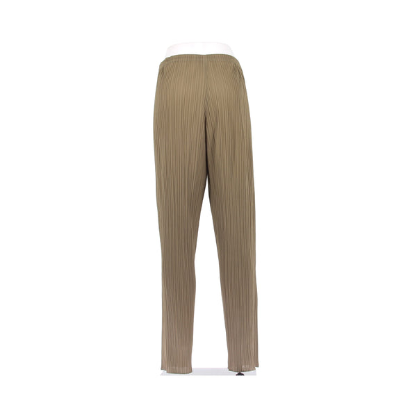 Pantalon plissé beige