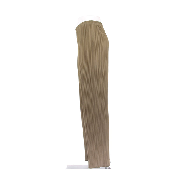 Pantalon plissé beige