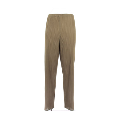 Pantalon plissé beige