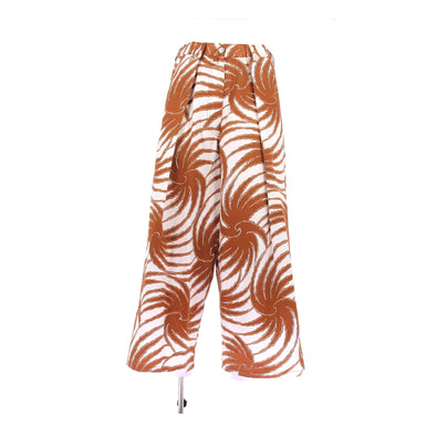 Pantalon à motifs