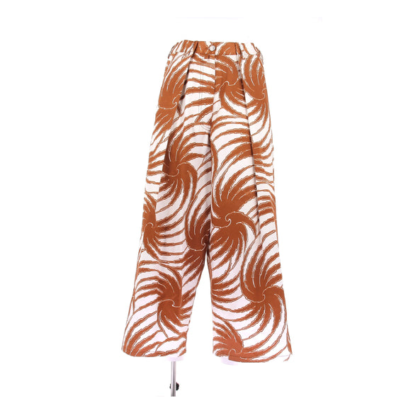 Pantalon à motifs