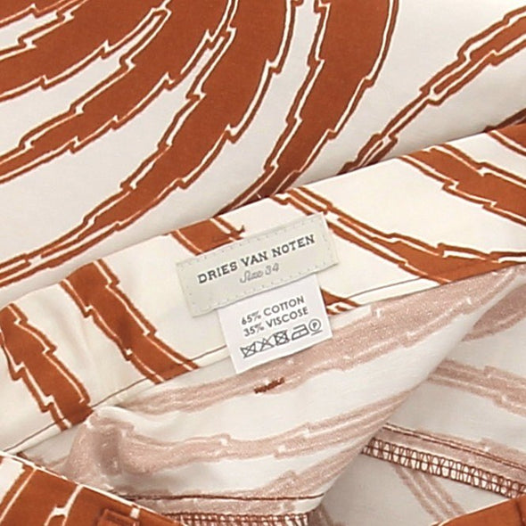 Pantalon à motifs