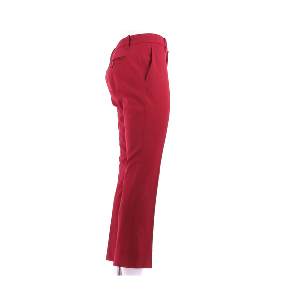 Pantalon en laine rose