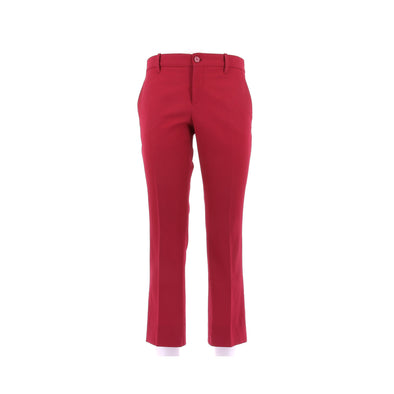 Pantalon en laine rose