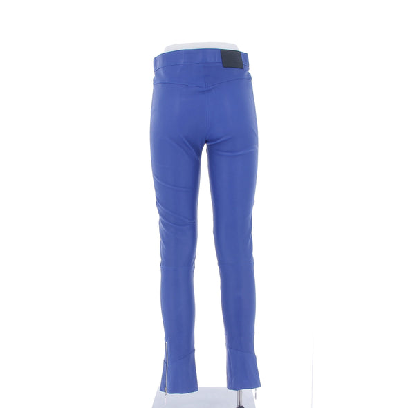 Pantalon slim en cuir