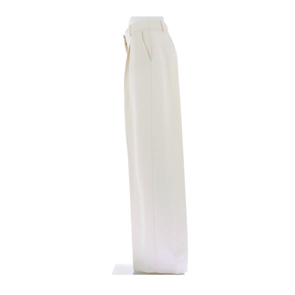 Pantalon blanc en laine