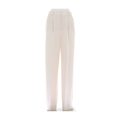 Pantalon blanc en laine