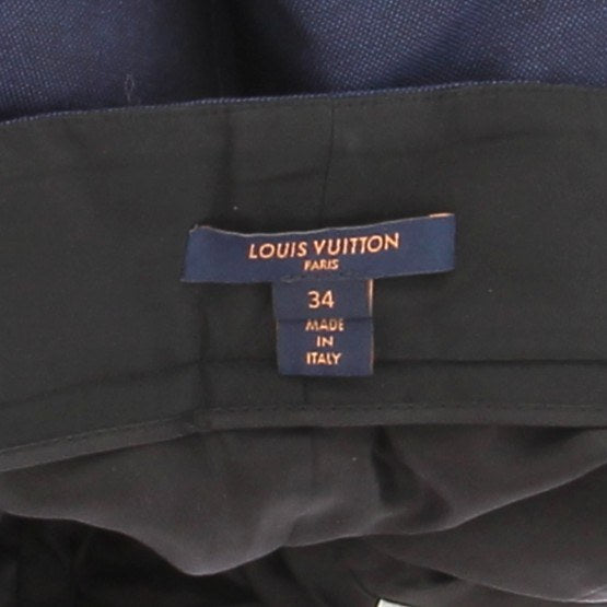 Pantalon en laine marine