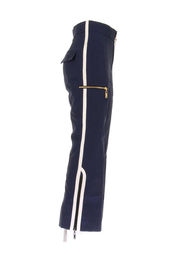 Pantalon en laine marine