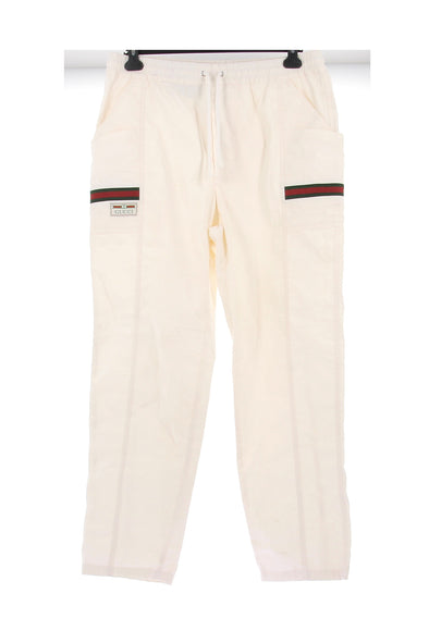 Pantalon cargo blanc