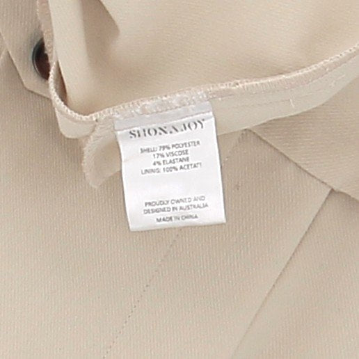 Pantalon de costume beige