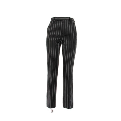 Pantalon de costume à rayures noires et blanches