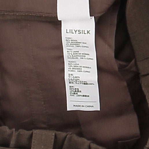 Pantalon en laine marron