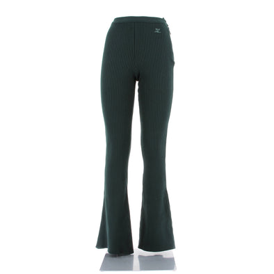 Pantalon en maille vert