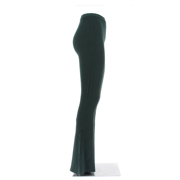 Pantalon en maille vert