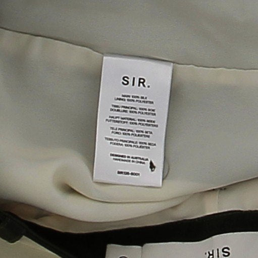 Pantalon écru en soie