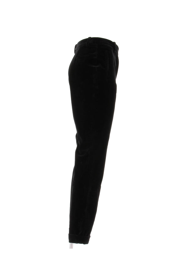 Pantalon en velours noir