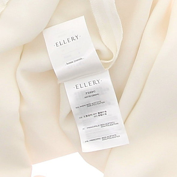 Pantalon évasé crème