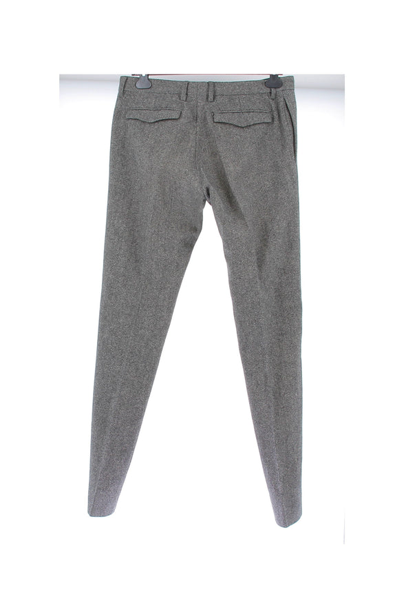 Costume en laine grise