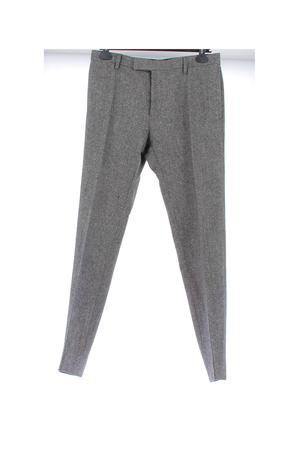 Costume en laine grise