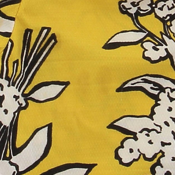 Pantalon jaune imprimé
