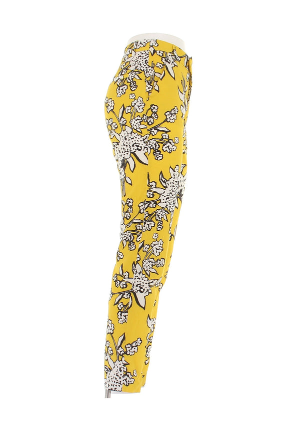 Pantalon jaune imprimé
