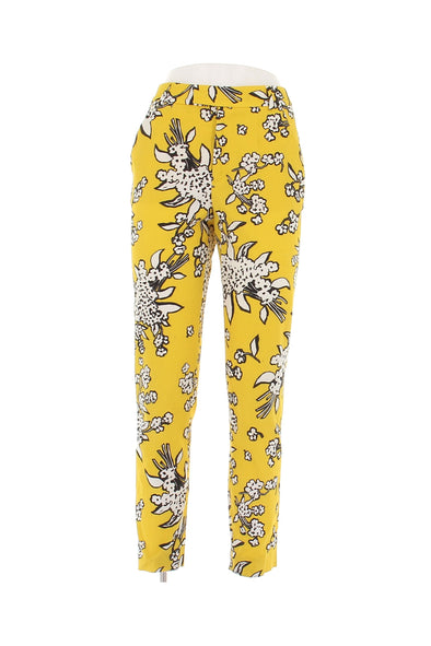 Pantalon jaune imprimé